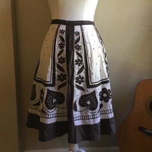 Anthro Odille Sequin Skirt